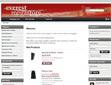 Tablet Screenshot of everestmegastore.com